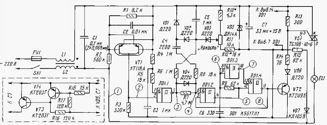 Транзистор кт118а схема включения